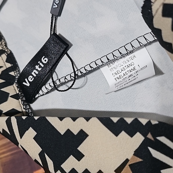 Venti6 Italy Graphic Print Flare Pants Size Medium Juniors NWT - Picture 4 of 5